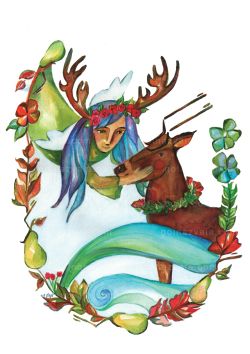 This illustration is showing letter G in Persian Alphabet .
Size : A3 Deer 2