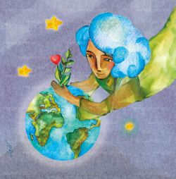 Size: 25*25
Arbor day In Iran, it is known as "National Tree Planting Day". By the Solar Hijri calendar, it is on the fifteenth day of the month Esfand, which usually corresponds with March 5. This day is the first day of the "Natural Recyclable Resources Week" (March 5 to 12).
This is the time when the saplings of the all kinds in terms of different climates of different parts of Iran are shared among the people. They are also taught how to plant trees Arbor day 2019
