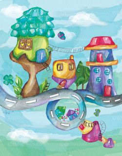 Size:17*24
For those who are lost, there will always be cities that feel like home City