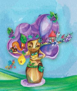 Size:17*24
Jacaranda is a sub-tropical tree native to south-central South America that has been widely planted elsewhere because of its attractive and long-lasting violet flowers. Jacaranda tree