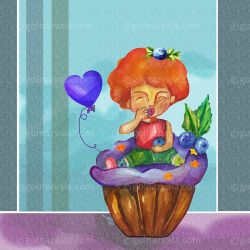 Size:17*24
Blueberry Muffin Blueberry Muffin