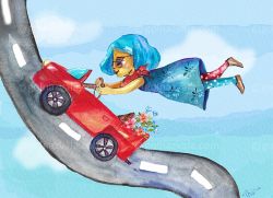 Size:17*24
My Dream car Red Car