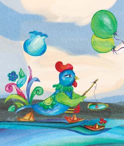 Size:17*24
What should i do with the Fish? Fishing Rooster