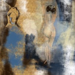 Forbidden Love — A quiet remembrance of what once lingered between two souls. One turning away, one reaching toward the past — their presence suspended between silence and memory. It’s not a story of loss, but of something too fragile to name.