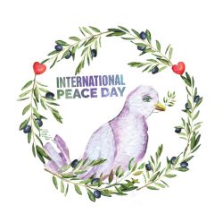 Size:20*20
The International Day of Peace, sometimes officially known as World Peace Day, is a United Nations-sanctioned holiday observed annually on 21 September Peace day
